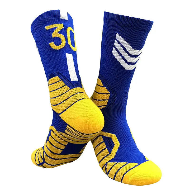 Professionelle Elite-Basketballsocken – Rutschfest, dick, atmungsaktiv für Erwachsene und Kinder