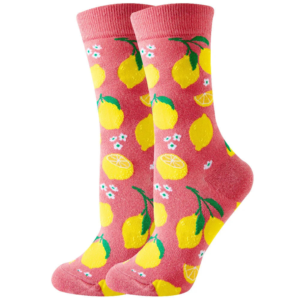 Süße Cartoon Tier & Blumen Socken – Kawaii Harajuku Mode für Herbst & Winter