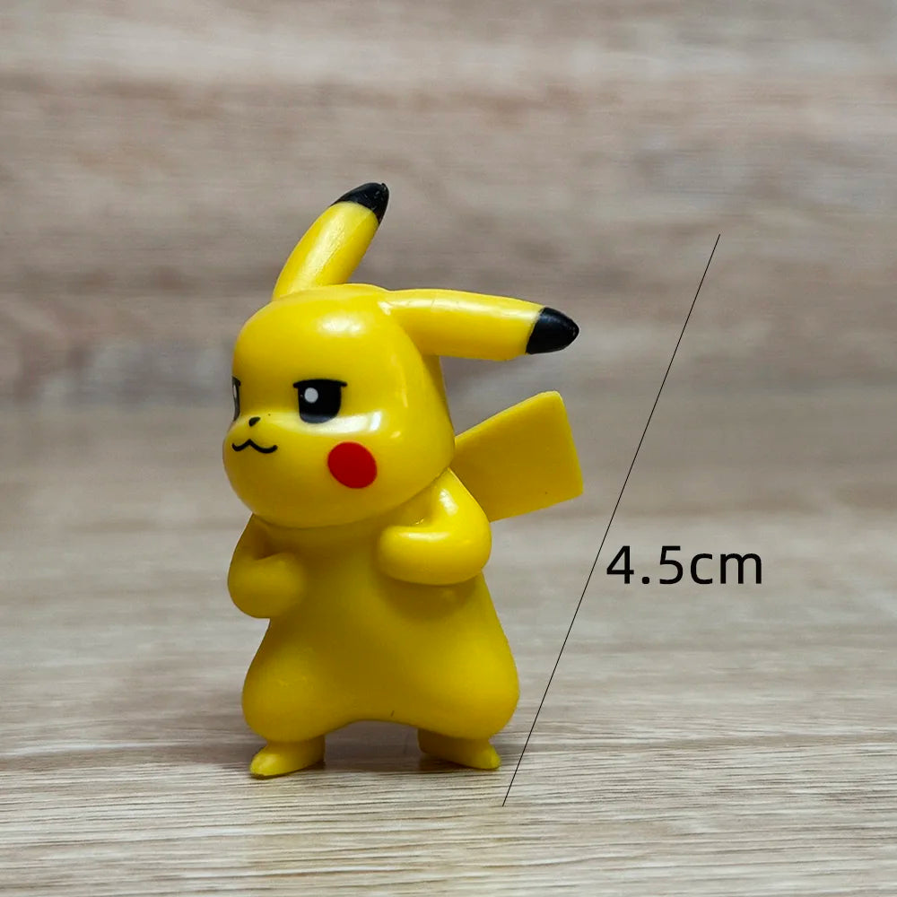 Figurine d'action Pokémon Pikachu Jouets Charmander Squirtle Bulbasaur Petite figurine pour enfants