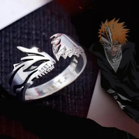Anime BLEACH Kurosaki Ichigo Ring – Adjustable Cosplay Jewelry