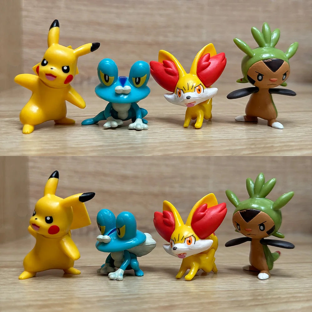 Figurine d'action Pokémon Pikachu Jouets Charmander Squirtle Bulbasaur Petite figurine pour enfants