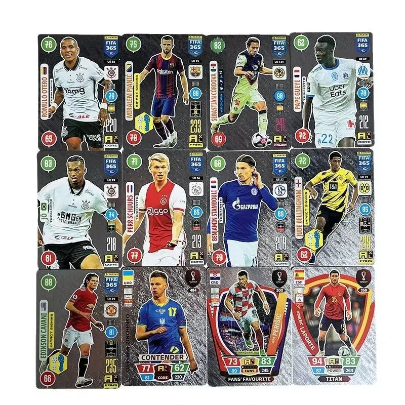 288pcs World Football Stars Cards FIFA Pure Soccer Trading Card Collectible Toys