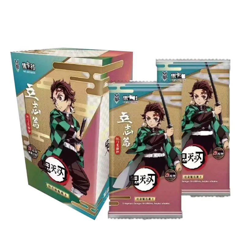 New Original Demon Slayer Cards Infinite Train SSP Card Diamond Rare Card Collection