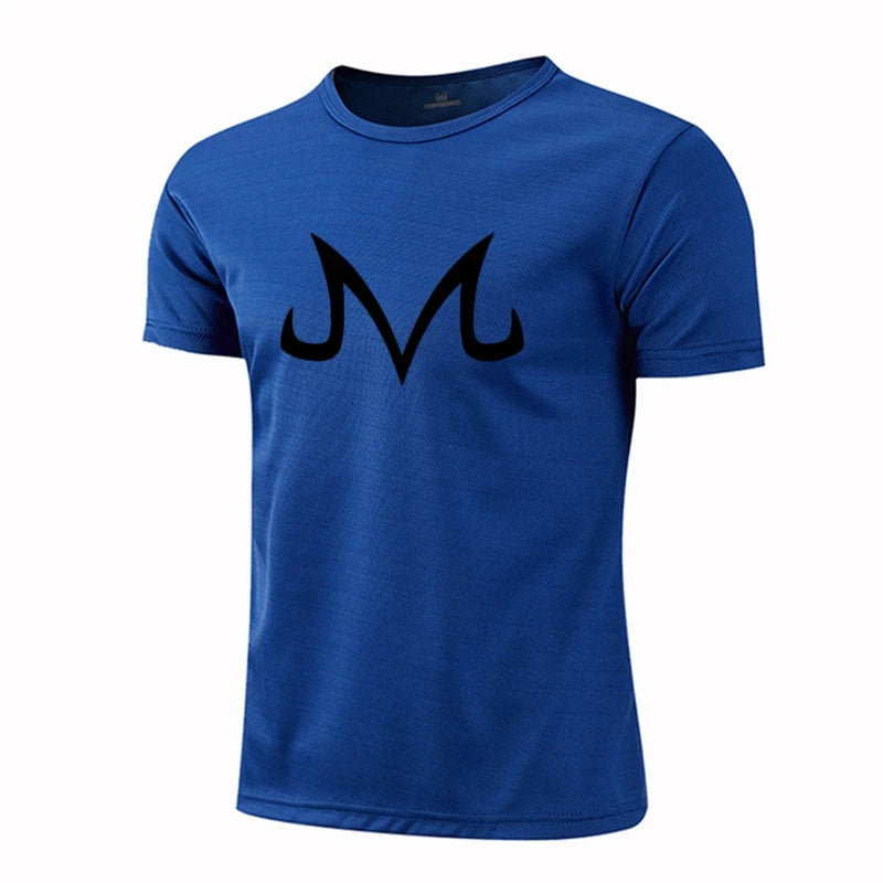 T-shirt d'été respirant à la mode pour hommes avec motif d'anime Majin Buu