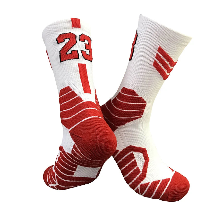 Professionelle Elite-Basketballsocken – Rutschfest, dick, atmungsaktiv für Erwachsene und Kinder