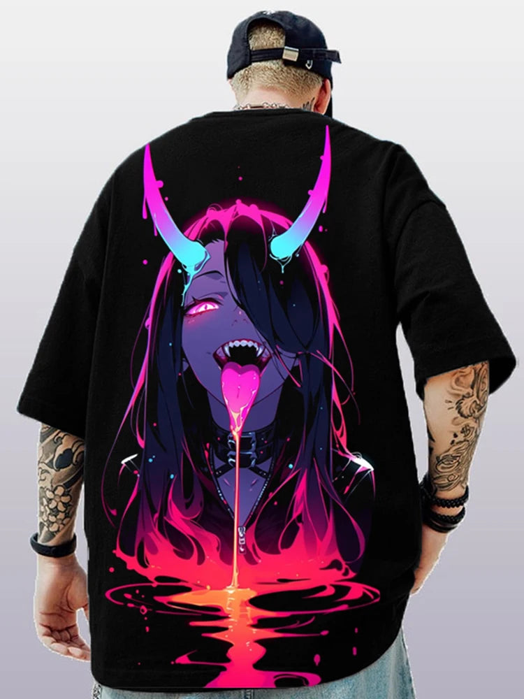 T-shirt tendance style streetwear animé