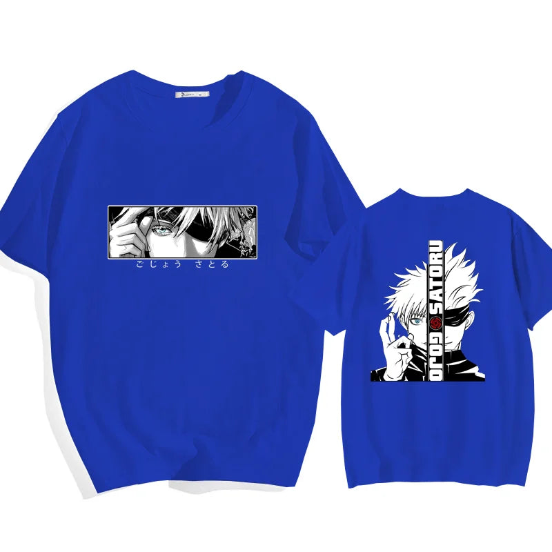 T-shirt graphique animé Satoru Gojo