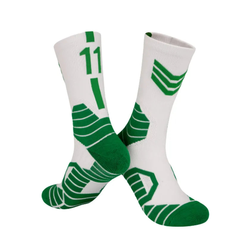 Professionelle Elite-Basketballsocken – Rutschfest, dick, atmungsaktiv für Erwachsene und Kinder
