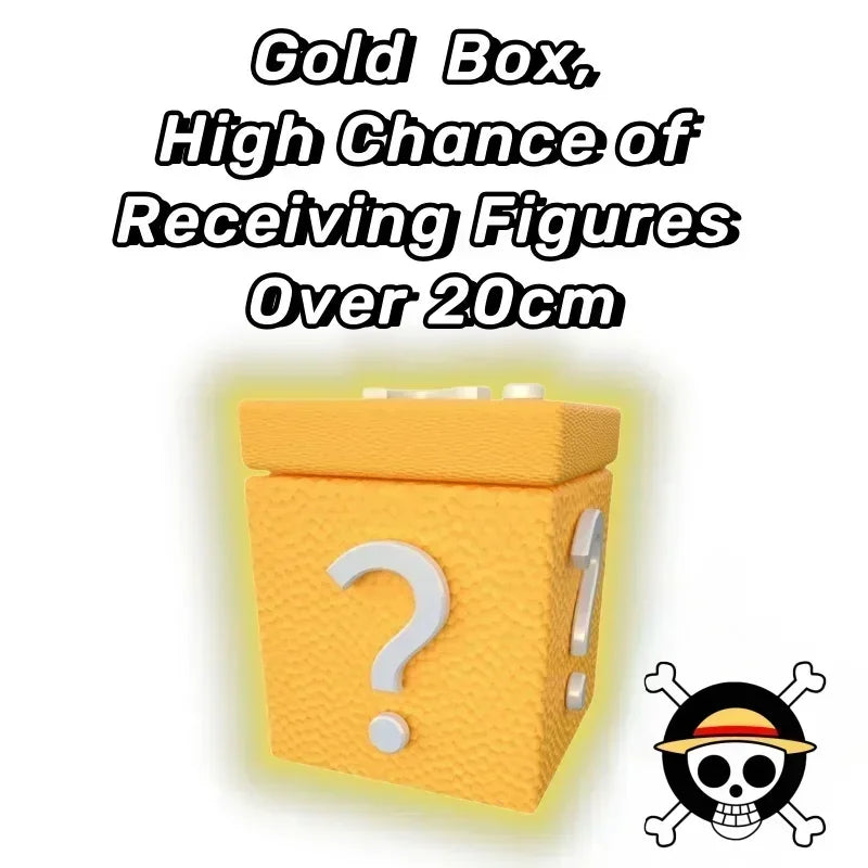 One Piece Mystery Blind Box – Ruffy Gear 5 &amp; Emperors Überraschungsfiguren (10–30 cm)