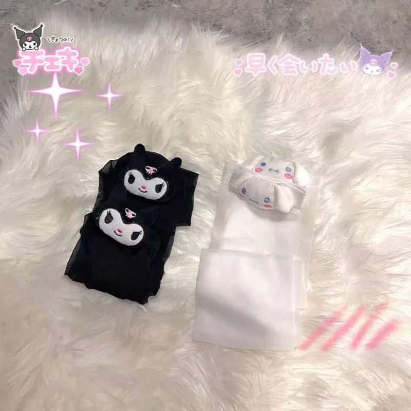 Sanrio Kuromi & My Melody Lolita Knee-High Cosplay Socks