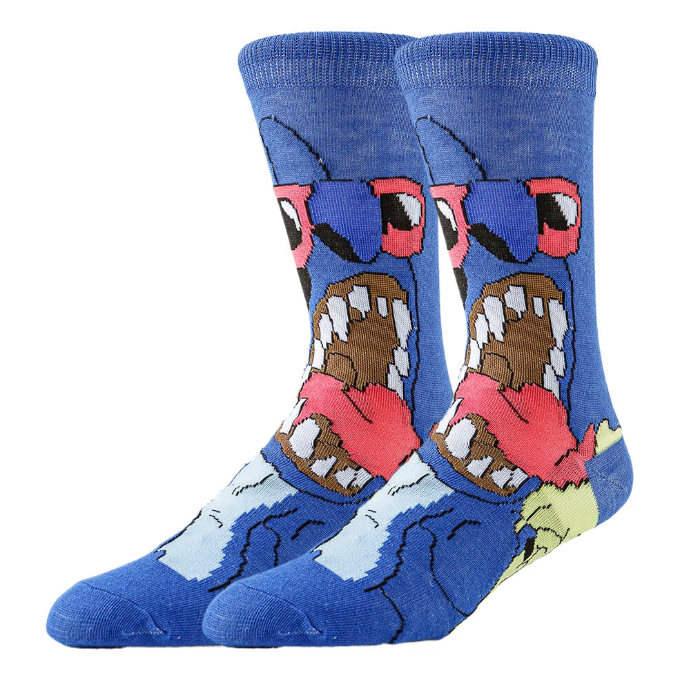 Chaussettes MINISO Disney Anime Cartoon Nouveauté Drôle