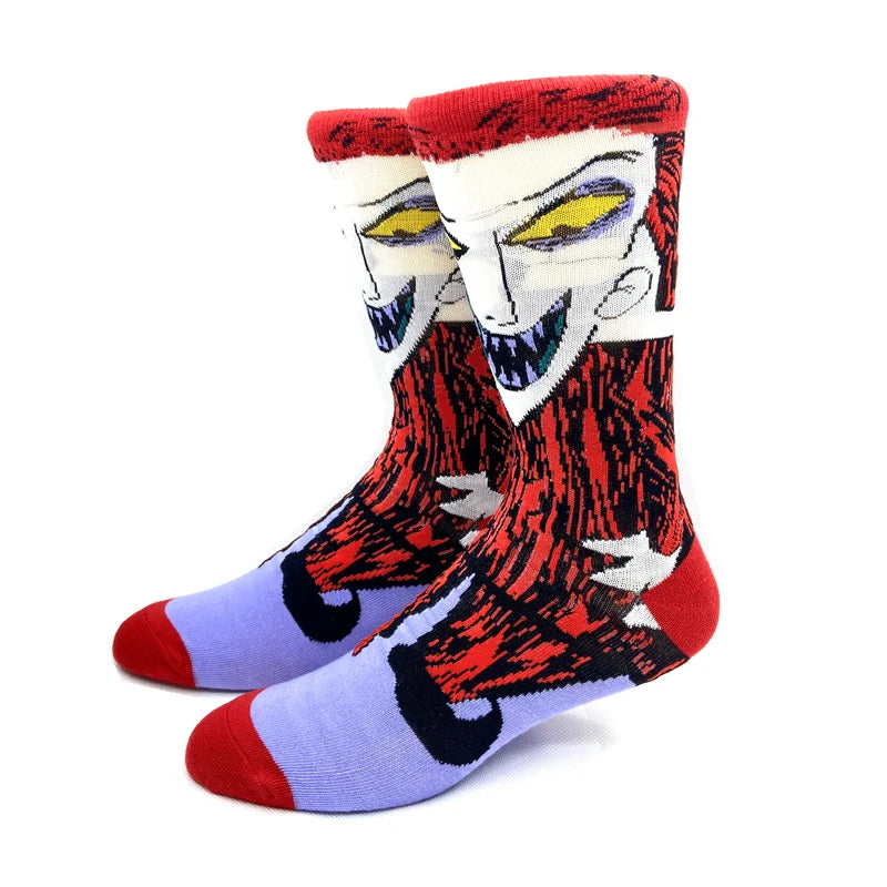 Neue Marvel Anime-Filmsocken – Lustige Wadensocken aus Baumwolle für Männer und Frauen, Cosplay-Hip-Hop-Stil