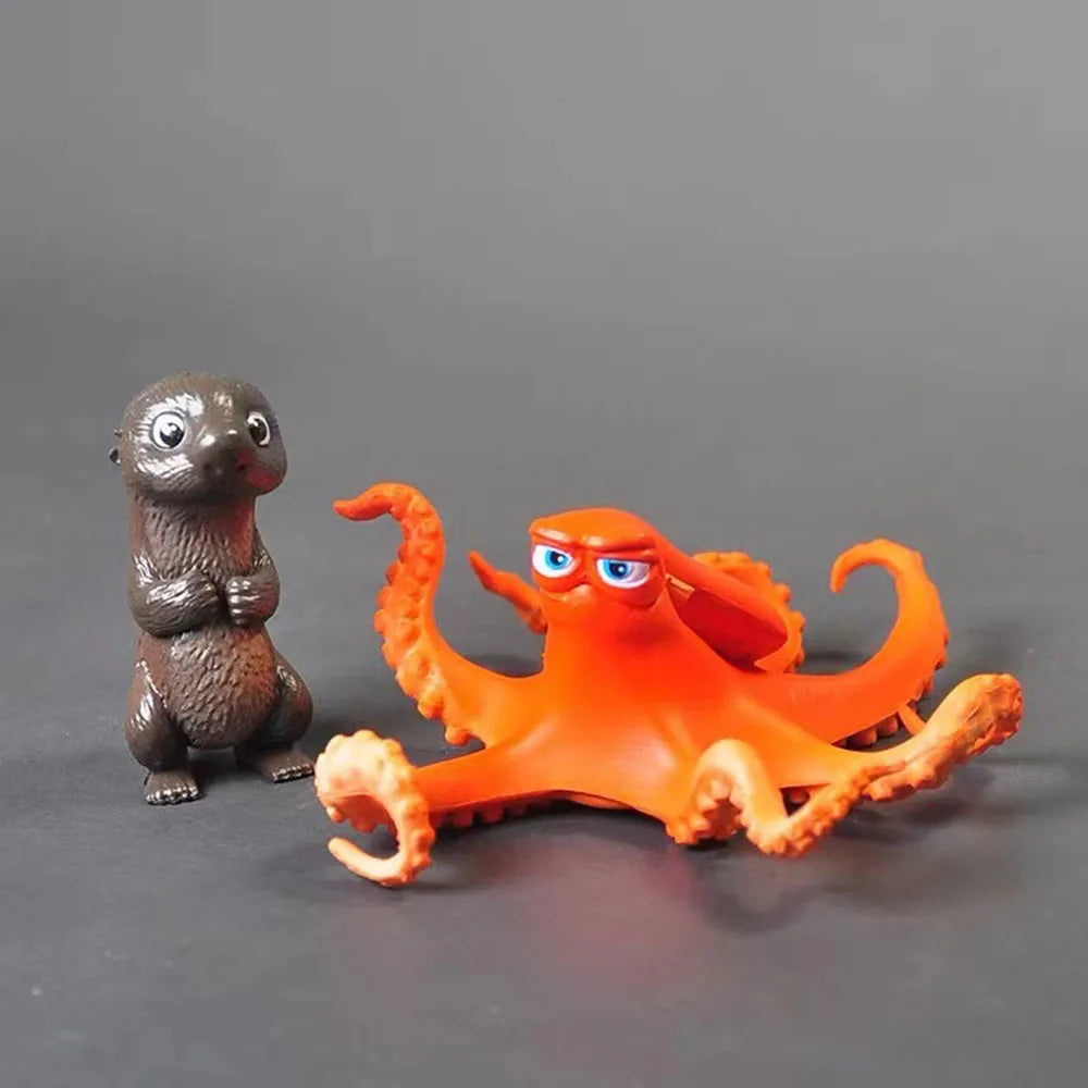 6-Pcs Disney Finding Nemo & Dory Figures – 3-11CM Mini PVC Action Model Set for Kids & Xmas Gifts