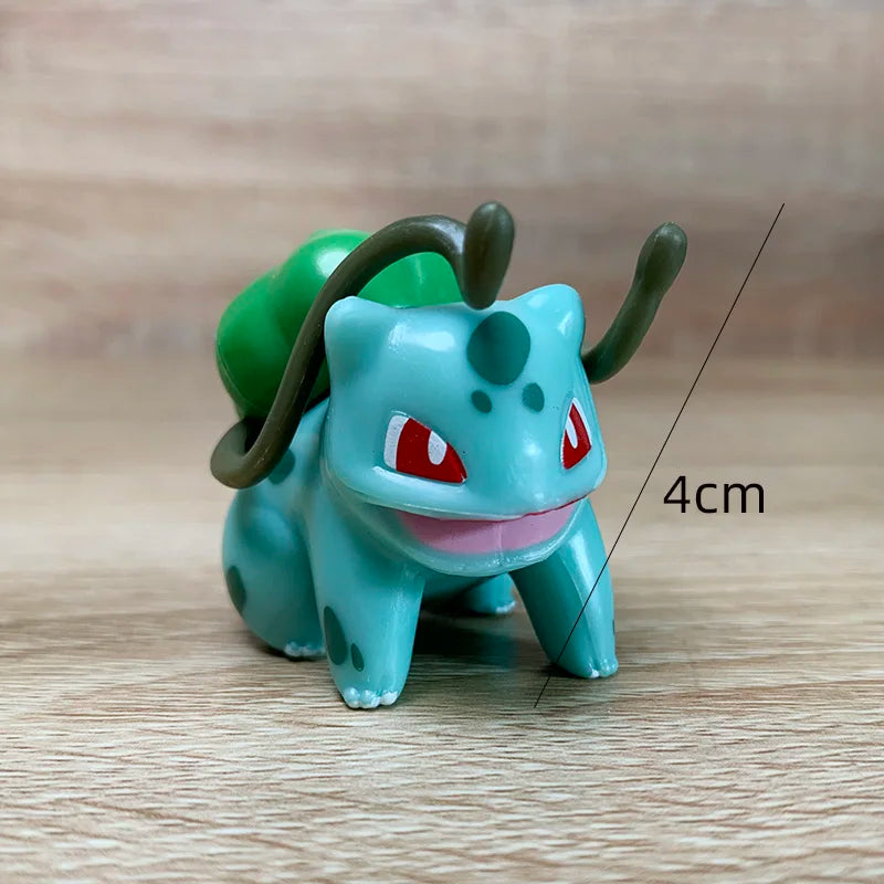 Figurine d'action Pokémon Pikachu Jouets Charmander Squirtle Bulbasaur Petite figurine pour enfants