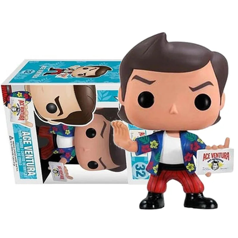 Funko Pop Série de films ACE VENTURA Collections de jouets de figurines d'action exclusives