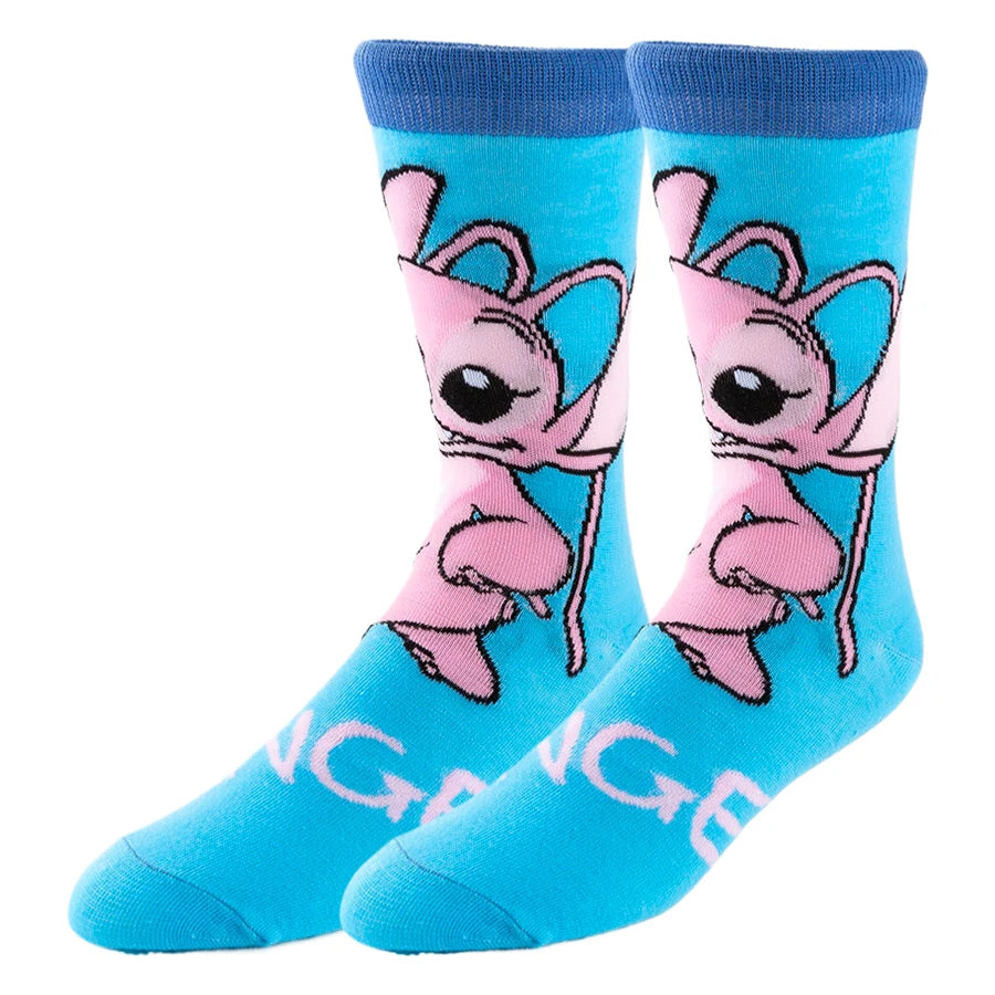 Chaussettes MINISO Disney Anime Cartoon Nouveauté Drôle