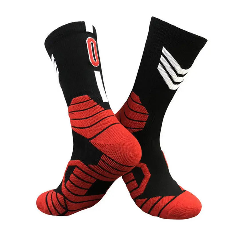 Professionelle Elite-Basketballsocken – Rutschfest, dick, atmungsaktiv für Erwachsene und Kinder