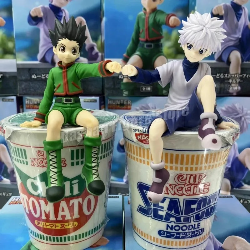 Hunter×Hunter Gon Killua Actionfigur Spielzeug Dekoration Figur Auto Ornamente