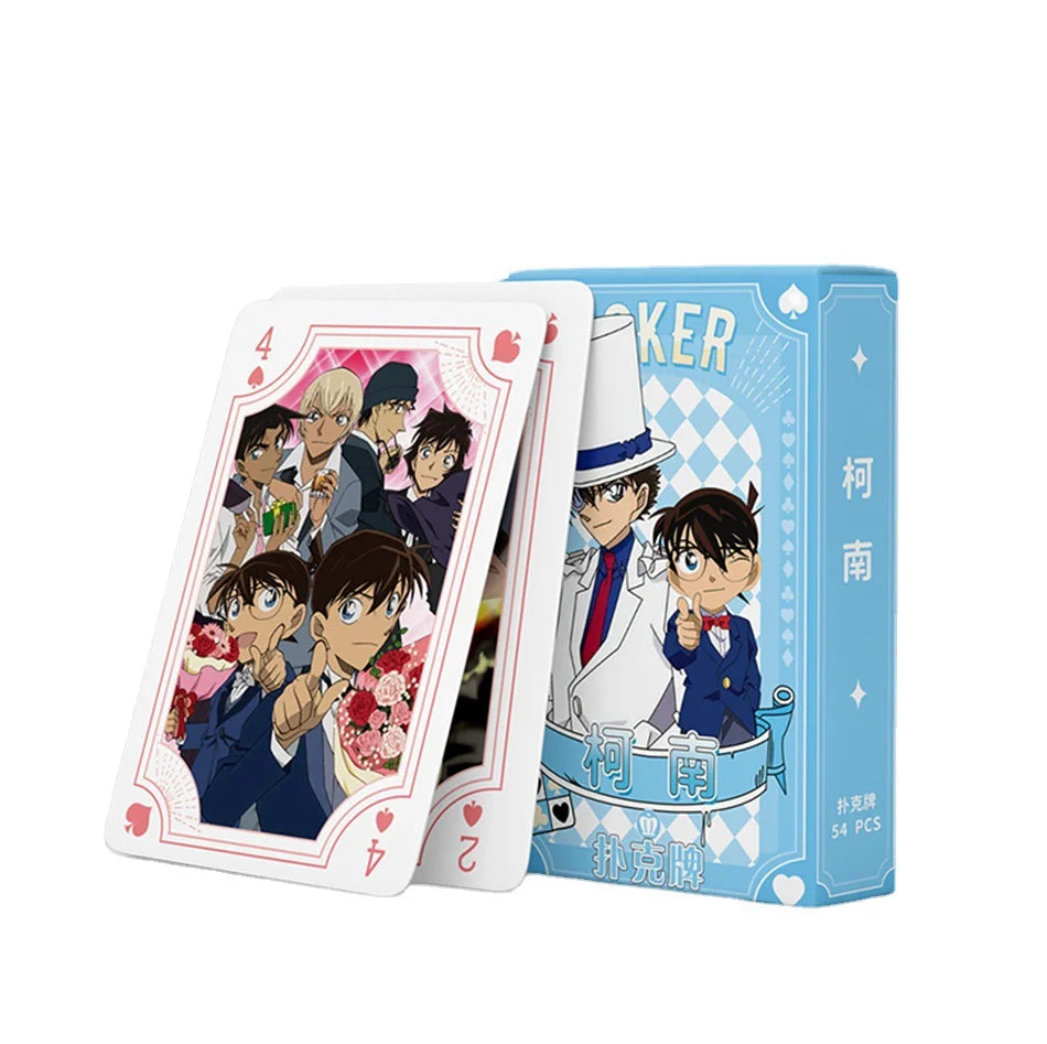 Detective Conan Playing Cards - Cute Anime HD Print Poker Deck | Kids' Toys, Puzzle Props & Gifts