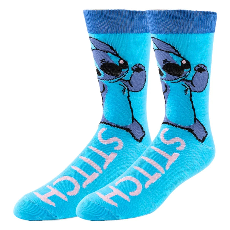 Chaussettes MINISO Disney Anime Cartoon Nouveauté Drôle