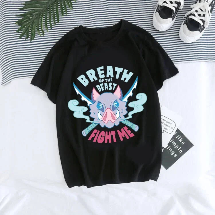 Kimetsu no Yaiba T-Shirt Tanjiro Kamado Anime T-Shirt graphique