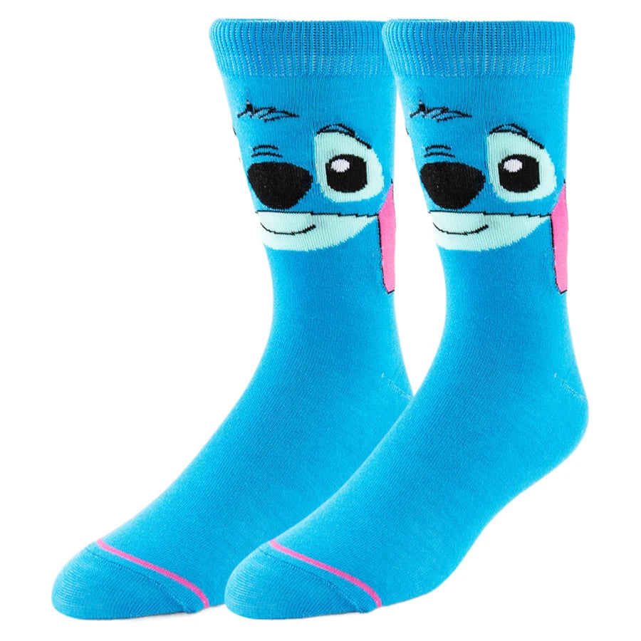 Chaussettes MINISO Disney Anime Cartoon Nouveauté Drôle