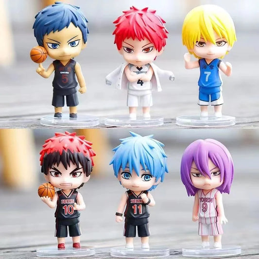 Figurine de basket-ball de Kuroko – Kuroko Tetsuya et Kagami Taiga en PVC et collection d'équipe