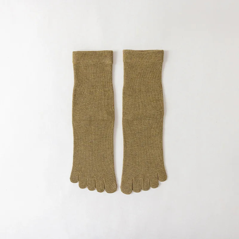 Fünf-Zehen-Socken für Herren – Atmungsaktive, schweißabsorbierende Baumwolle für Sport & Business