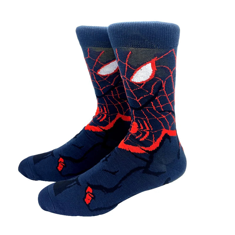 Neue Marvel Anime-Filmsocken – Lustige Wadensocken aus Baumwolle für Männer und Frauen, Cosplay-Hip-Hop-Stil