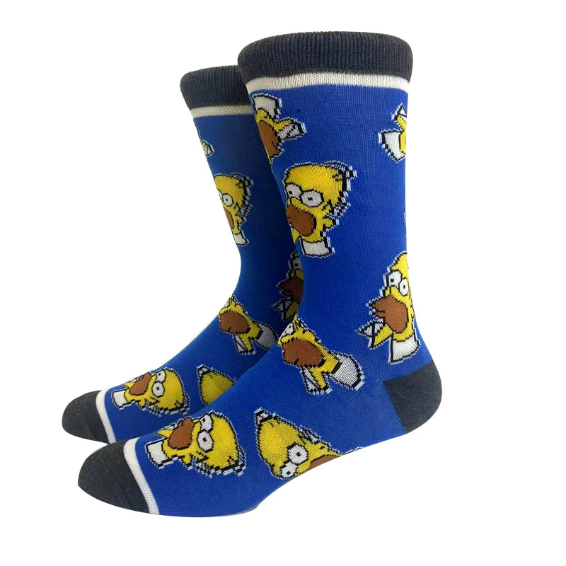 Neue Marvel Anime-Filmsocken – Lustige Wadensocken aus Baumwolle für Männer und Frauen, Cosplay-Hip-Hop-Stil