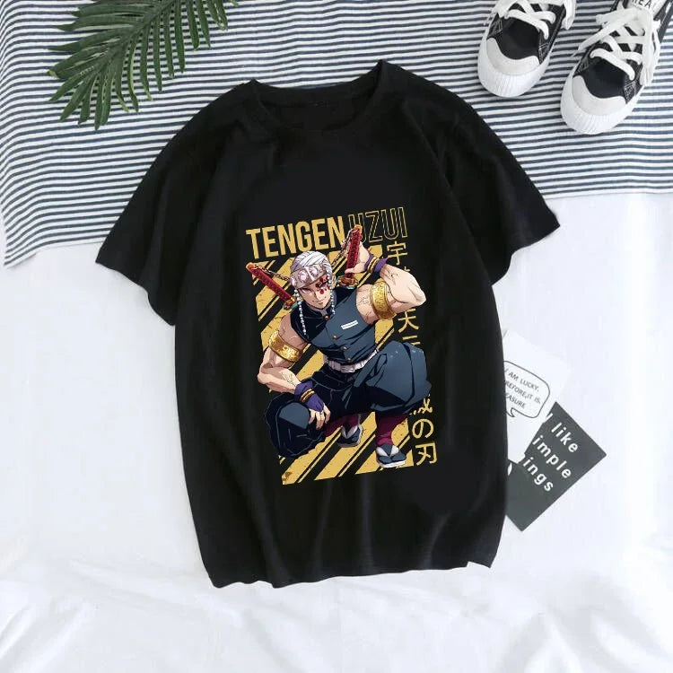 Kimetsu no Yaiba T-Shirt Tanjiro Kamado Anime T-Shirt graphique