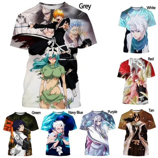 Unisex Bleach Anime Short-Sleeve T-Shirt