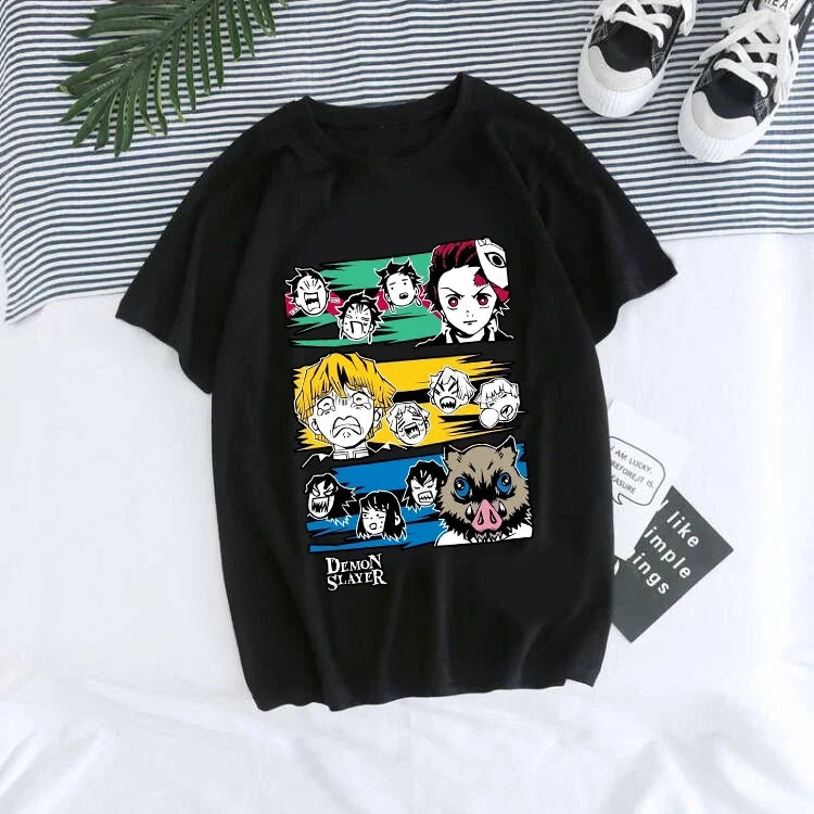 Kimetsu no Yaiba T-Shirt Tanjiro Kamado Anime T-Shirt graphique