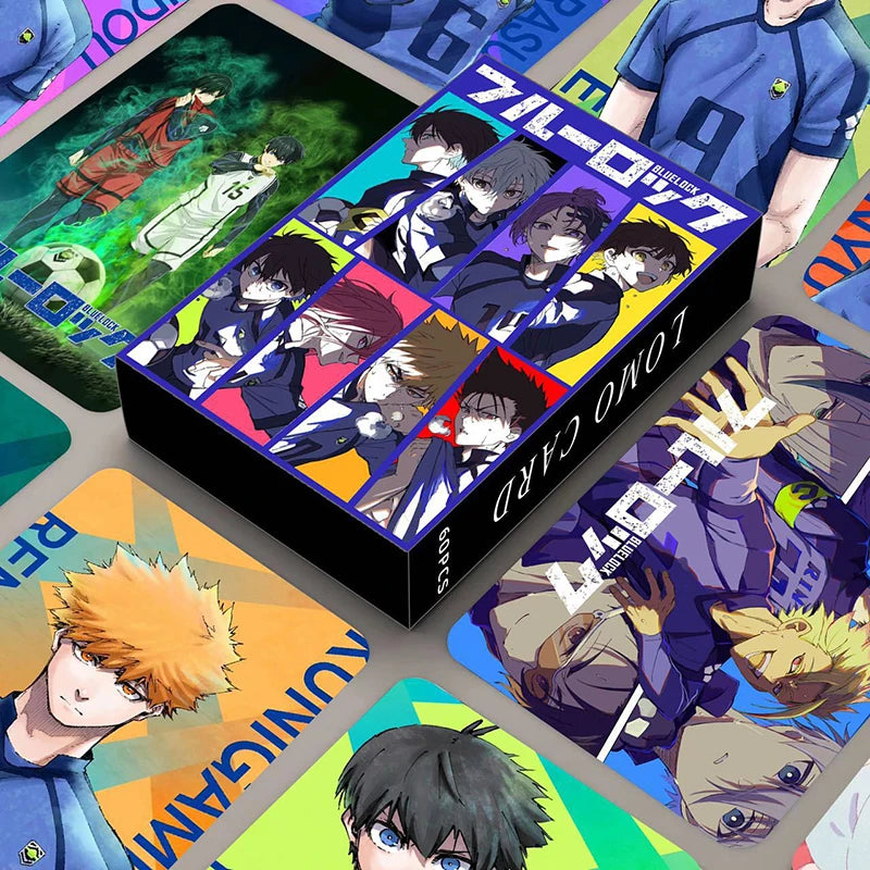 60PCS/Set Anime BLUE LOCK Isagi Yoichi Bachira Chigiri Figures Photo Cards