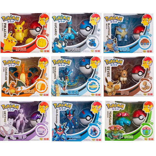 Pokemon Anime Figur Charizard Pikachu Gyarados Tasche Monster Figur Aktion Spielzeug