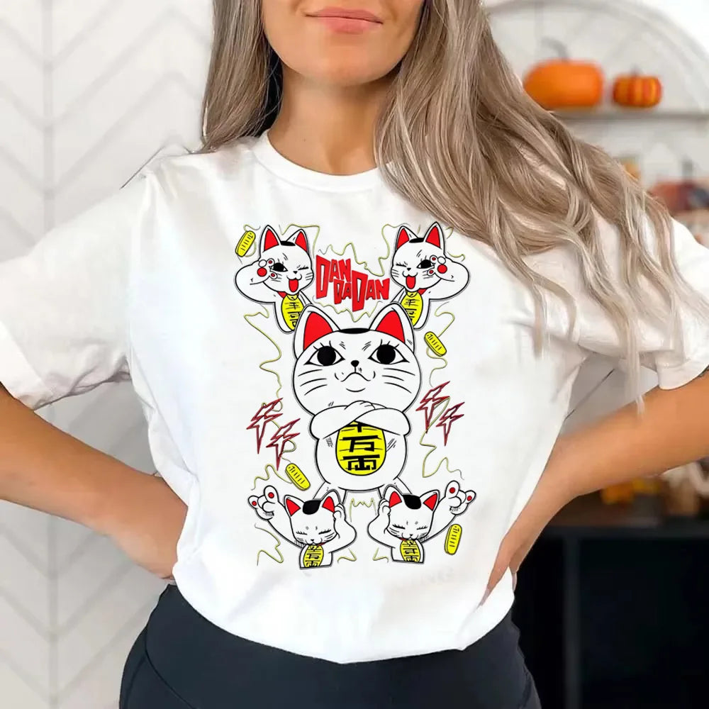 T-shirt à manches courtes Seiko Ayase Dandadan Anime Cosplay