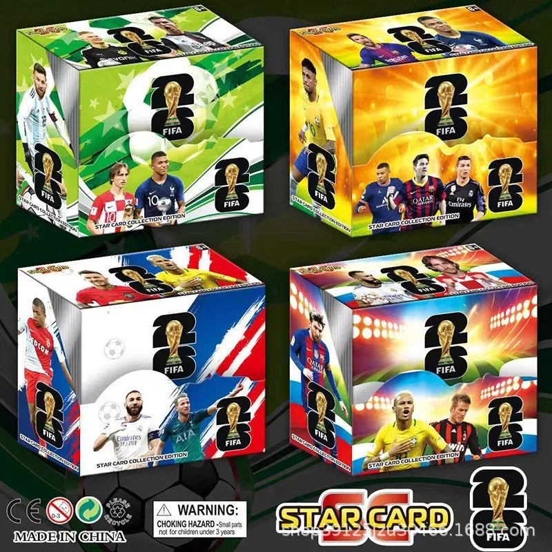288pcs World Football Stars Cards FIFA Pure Soccer Trading Card Collectible Toys