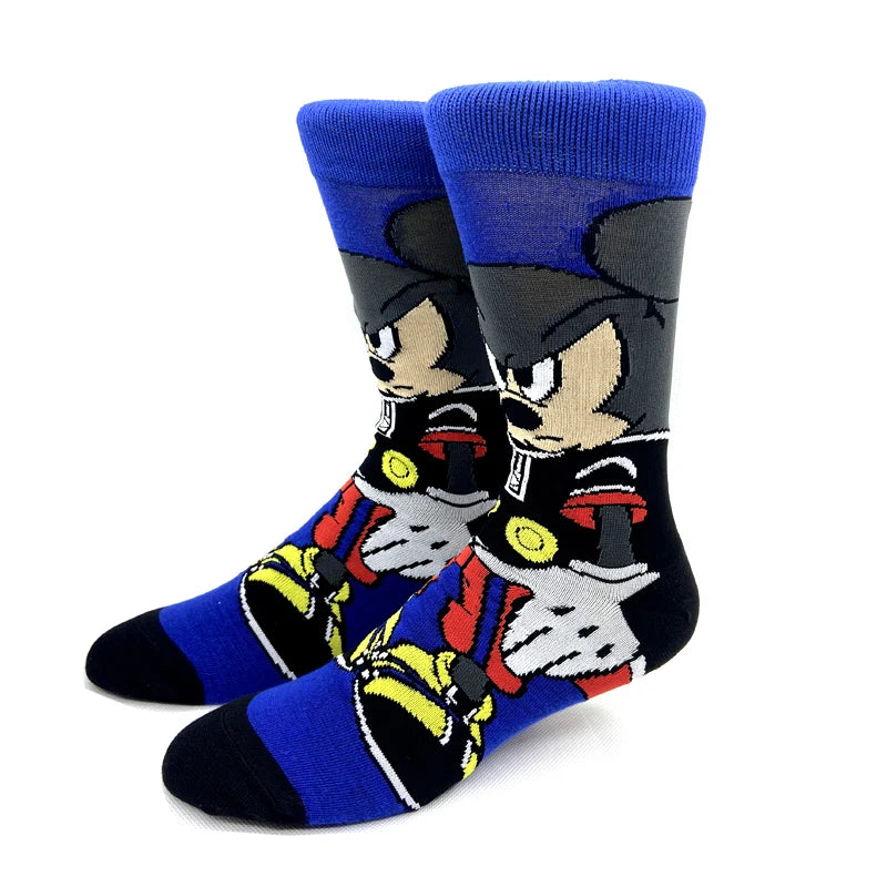 Neue Marvel Anime-Filmsocken – Lustige Wadensocken aus Baumwolle für Männer und Frauen, Cosplay-Hip-Hop-Stil