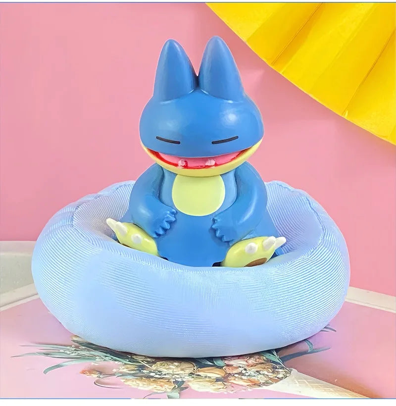 Pokémon Starry Dream Figures – Pikachu, Snorlax & Squirtle Sleeping Pose Decor