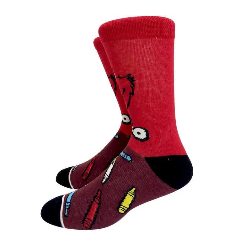 Neue Marvel Anime-Filmsocken – Lustige Wadensocken aus Baumwolle für Männer und Frauen, Cosplay-Hip-Hop-Stil