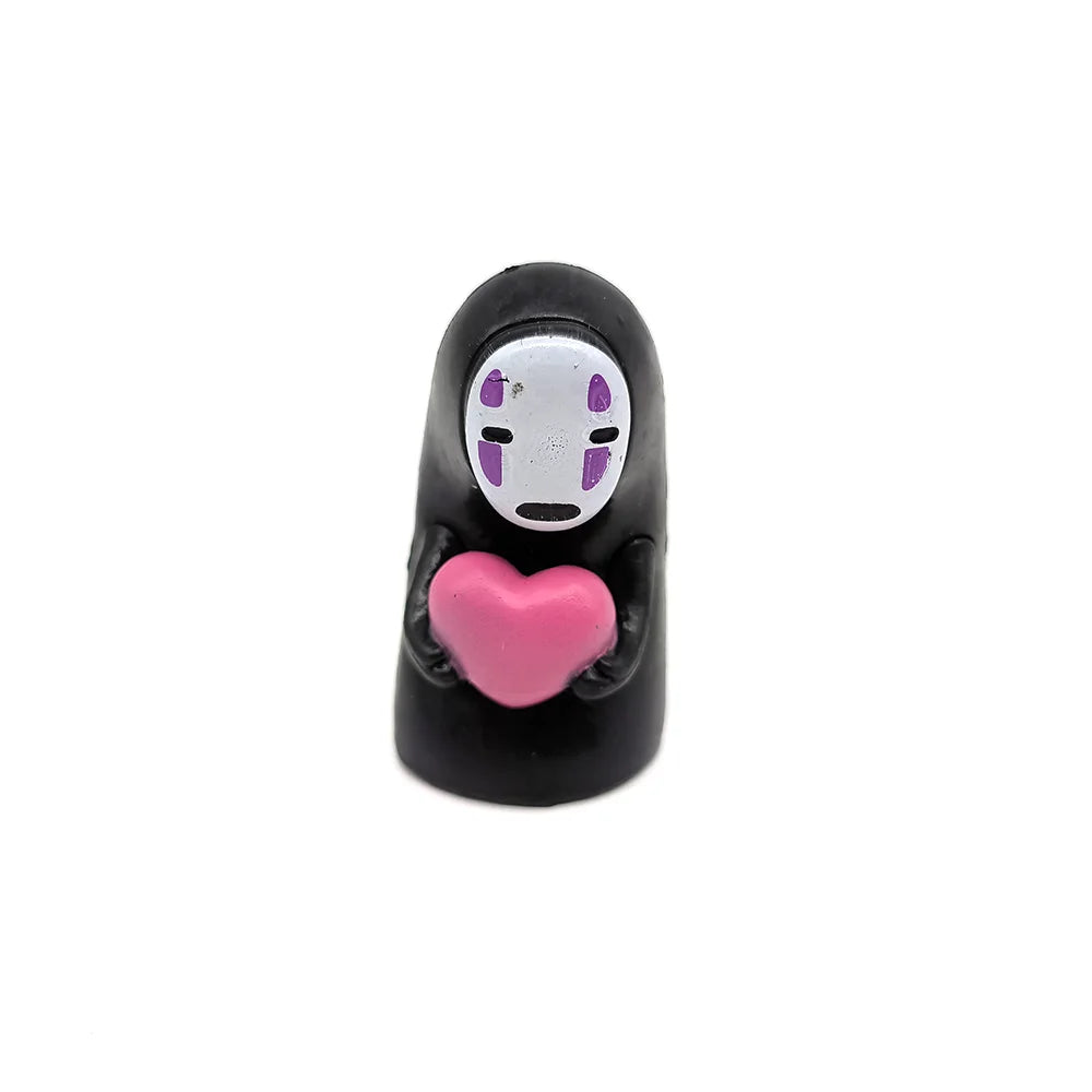 6pcs/set Anime Spirited Away No-Face Man Figure Model Toy New
