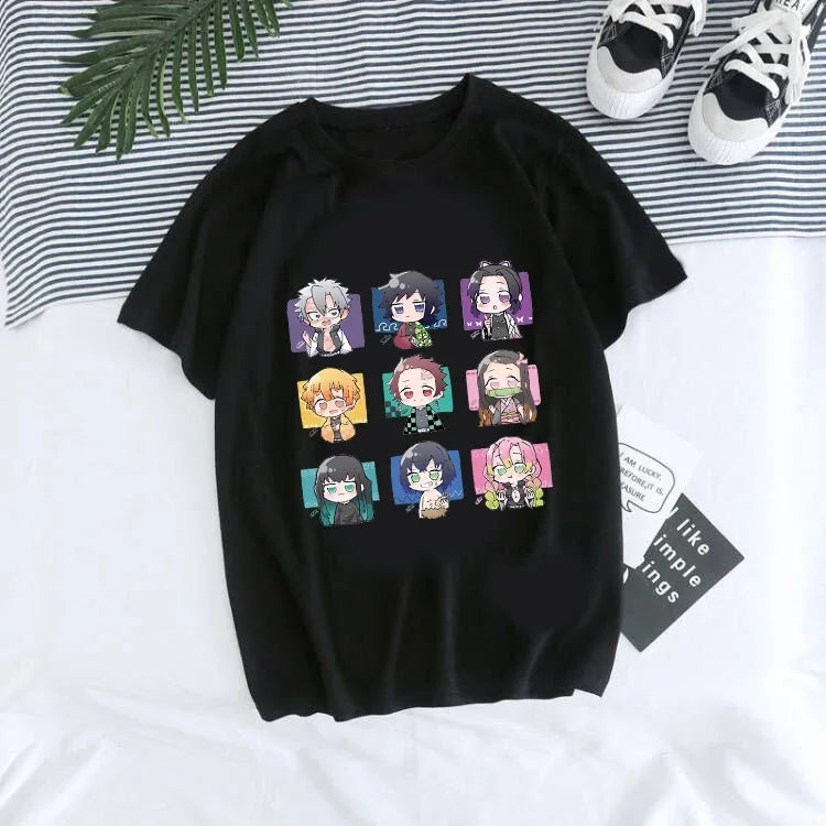 Kimetsu no Yaiba T-Shirt Tanjiro Kamado Anime T-Shirt graphique